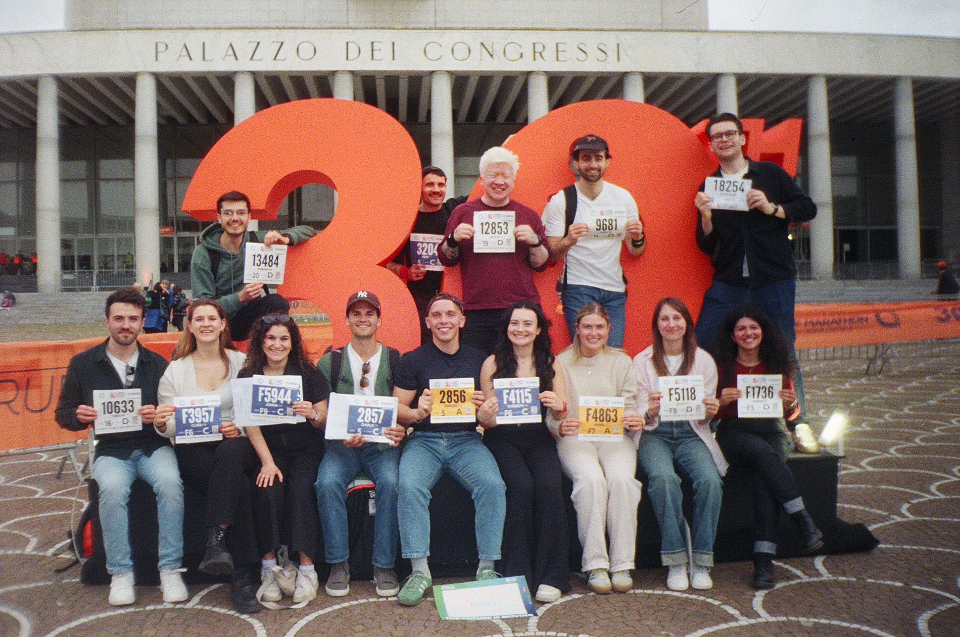 The Mood Booster community at the Rome marathon