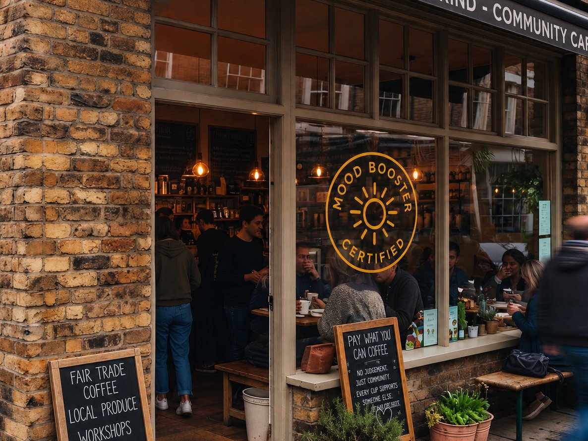 A Mood Booster Certified partner cafe storefront